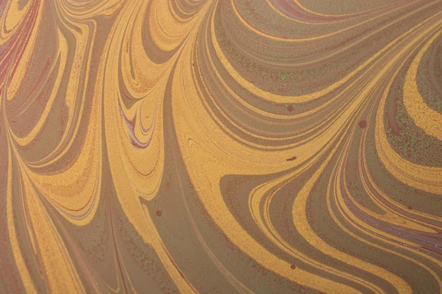 Abstrakcjonistyczna tło tekstura z Ebru marmurkowym obrazem z kwiecistymi wzorami