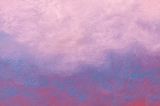 Abstrakcjonistycznej sztuki tła bławi i purpurowi kolory. Akwarela na płótnie z delikatnym różowym gradientem.