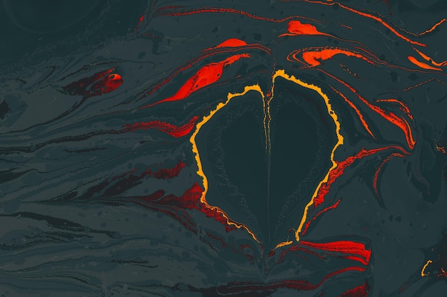 Abstrakcjonistyczni szablony tła z Ebru marmurkowatymi wzorami kształtu serca