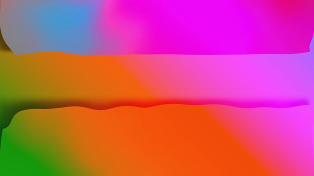 Abstrakcjonistyczny jasny wielobarwny tło z iluzją wizualną i falowymi skutkami renderowania 3d generowanie komputera