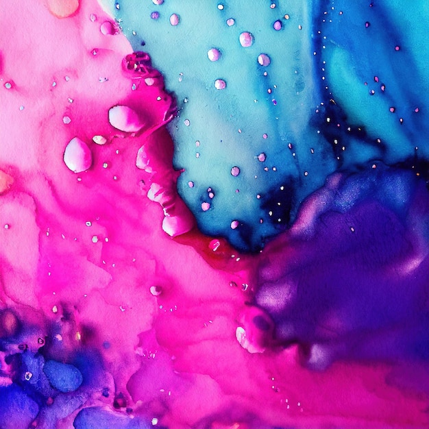 Zdjęcie abstrakcjonistyczny kolorowy alkoholu atramentu tło