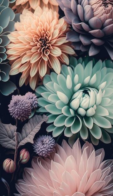 Abstrakcjonistyczny kwiat tekstura tło
