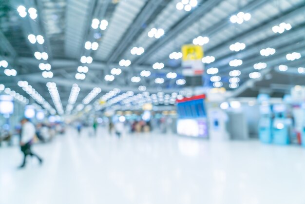 Abstrakcjonistyczny plamy lotniskowego terminal wnętrze