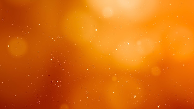 Abstrakcjonistyczny pomarańczowy tło z bokeh światłami
