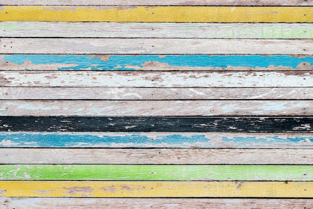 Abstrakcjonistyczny stary drewniany tekstury tło kolorowy