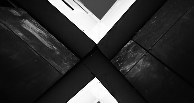 Abstrakcyjna architektura monochromatyczna