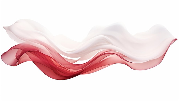 abstrakcyjna czerwona fala w stylu rzadkiego użycia koloru ciemnobiałego i różowego