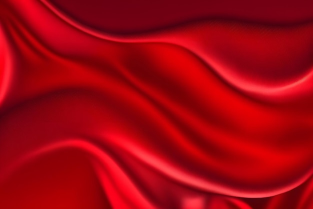 Abstrakcyjna czerwone tło Tkanina tło wykonane z satyny jedwabnej
