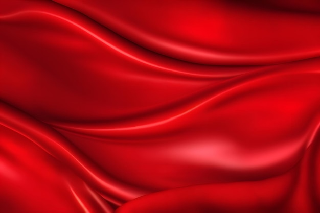 Abstrakcyjna czerwone tło Tkanina tło wykonane z satyny jedwabnej