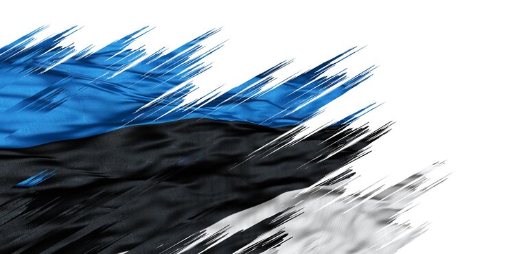 Abstrakcyjna ilustracja flag Europy dla NAME KRAJY z efektami grunge splatter