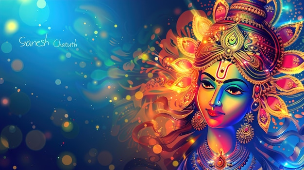 abstrakcyjna ilustracja wektora durga puja