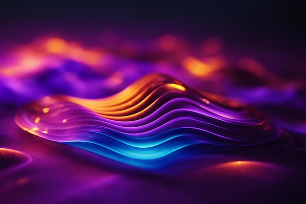 Abstrakcyjna kompozycja światła ultrafioletowego uv