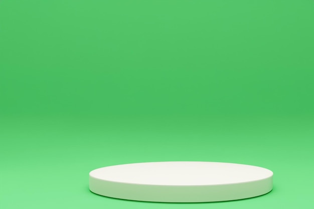 Abstrakcyjna minimalistyczna scena z geometryczną formą