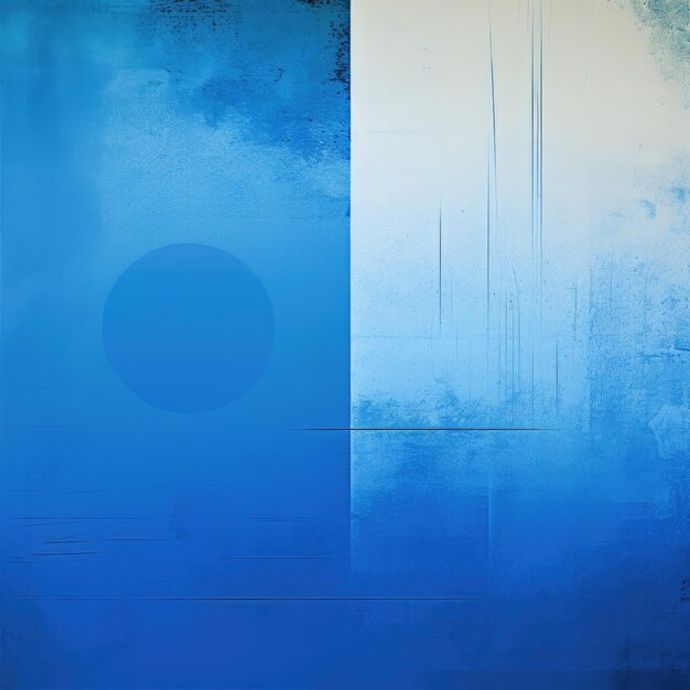 abstrakcyjna okładka albumu w kolorze niebieskim