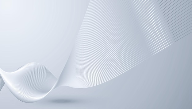 Abstrakcyjna renderingu 3d falistym tle Futurystyczny styl technologii Eleganckie tło