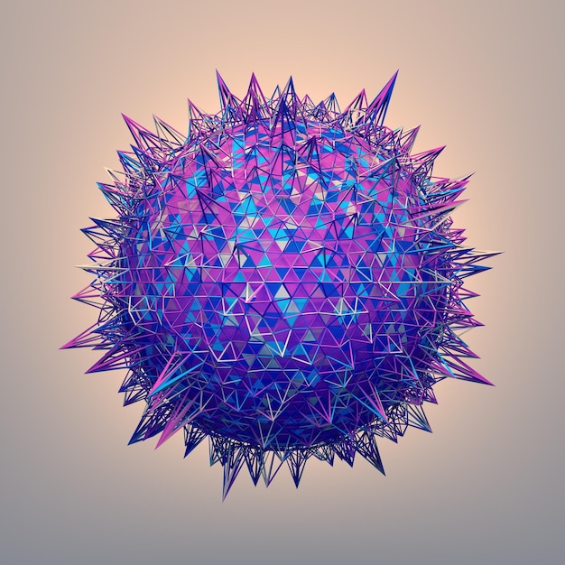 Abstrakcyjna sfera o chaotycznej strukturze