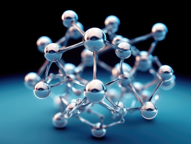 Abstrakcyjna struktura atomu dla nauki i medycyny