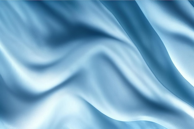Abstrakcyjna tekstura jasnoniebieskiej lub niebieskiej tkaniny zajmująca cały obraz