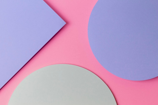 Abstrakcyjna tekstura tła geometryczne kształty i linie w pastelowym różowym niebiesko-zielonym kolorze papier
