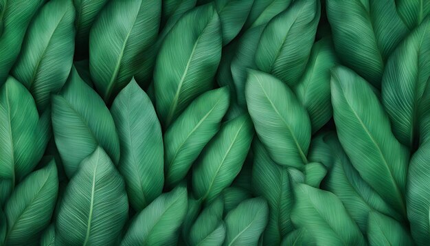 Zdjęcie abstrakcyjna zielona tekstura liści natura tło liście tropikalne