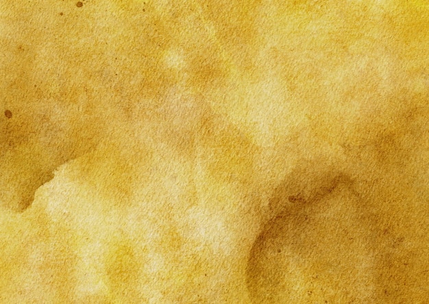 Zdjęcie abstrakcyjna żółta akwarela z papierem na tle dla szablonu zaproszenia karty pozdrowienia karty ślubnej karty