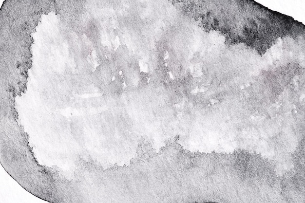 Abstrakcyjne czarno-białe tło Akwarela atrament artystyczny kolaż Plamy i pociągi pędzla farby akrylowej