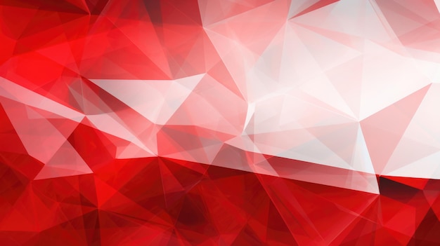 Abstrakcyjne czerwono-białe geometryczne tło Ilustracja cyfrowa