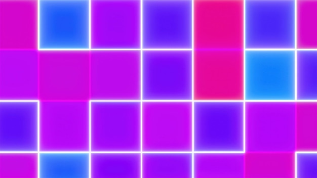 Zdjęcie abstrakcyjne duże bloki generowane komputerowo d render