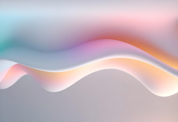 Abstrakcyjne fale 3d gradient tła