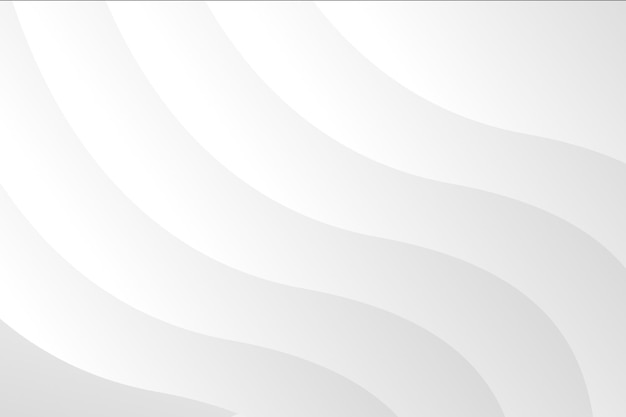 Abstrakcyjne fale Gradient Białe tło