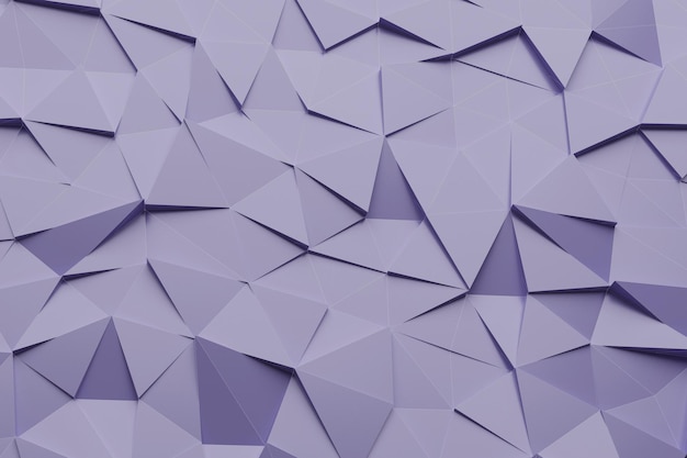 Abstrakcyjne fioletowe geometryczne tło ściany renderowania 3d