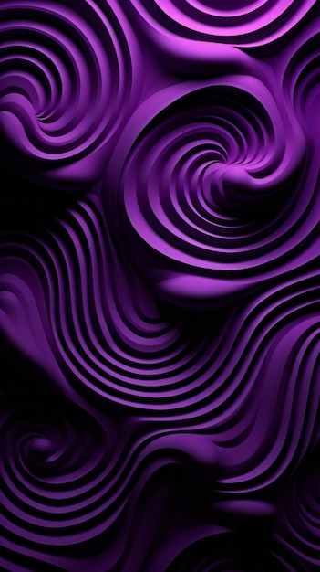 Abstrakcyjne fioletowe tło z falistymi liniami