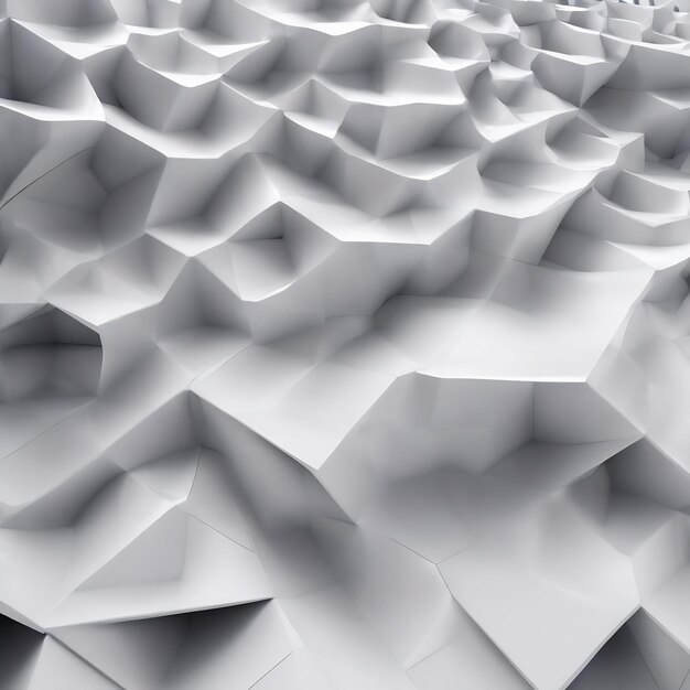 Abstrakcyjne futurystyczne białe tło minimalistyczne renderowanie 3D