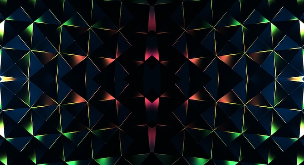 abstrakcyjne geometryczne neonowe tło
