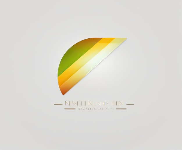 Zdjęcie abstrakcyjne i minimalistyczne logo koncepcyjne