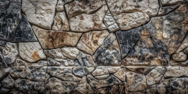 Abstrakcyjne kamienne tekstury tła Utworzony generatywny Ai