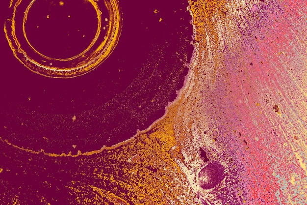 Abstrakcyjne kolorowe tło Marmurkowanie powierzchni wodnej