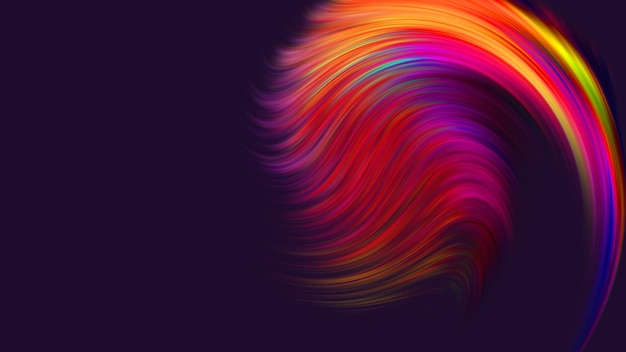 Abstrakcyjne kolorowe tło Skręcone Gradient Faliste wiruje Wzory Ruchu Cyfrowa tapeta