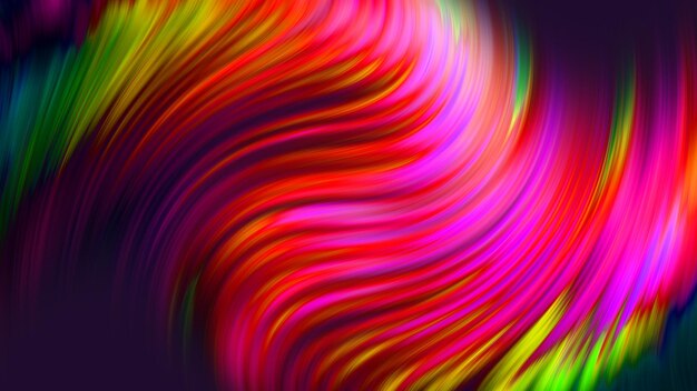 Abstrakcyjne kolorowe tło Skręcone Gradient Faliste wiruje Wzory Ruchu Cyfrowa tapeta