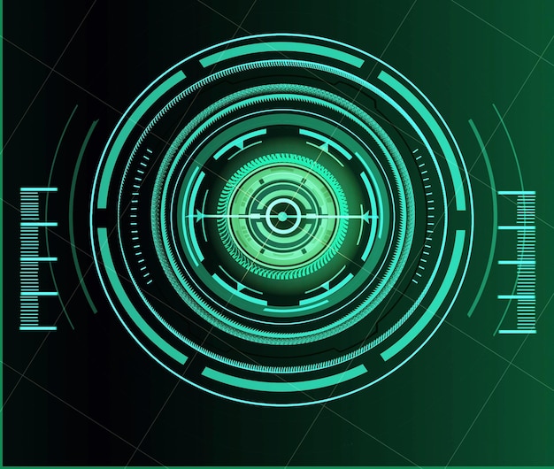 Abstrakcyjne niebieskie tło technologiczne