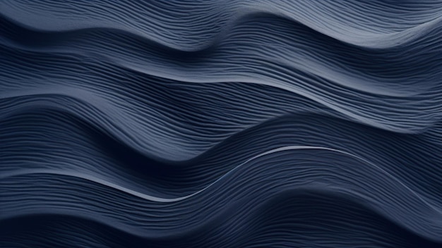 abstrakcyjne niebieskie tło z gładkimi liniami i falami w nowoczesnym stylu