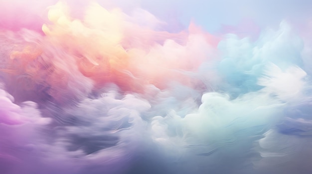 Abstrakcyjne pastelowe chmury