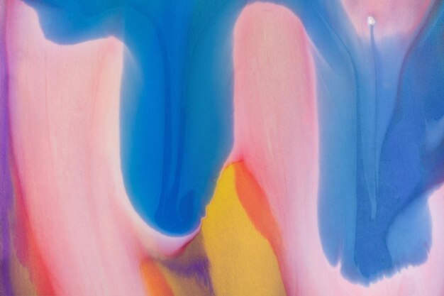 Abstrakcyjne płynne malarstwo akrylowe płynne tło duotonowe kompozycje z kształtem przepływu gradientu