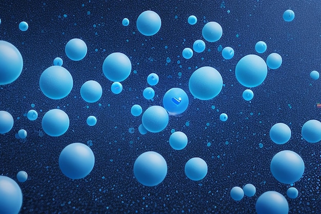 Zdjęcie abstrakcyjne połączone kropki na jasnoniebieskim tle koncepcja technologiczna