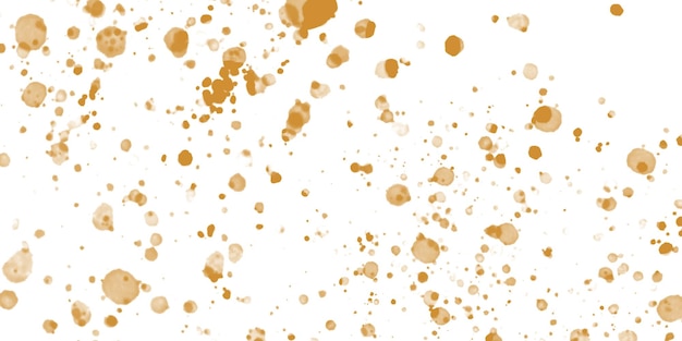 abstrakcyjne przedstawienie brązowych i beżowych kropek i plam na białym tle