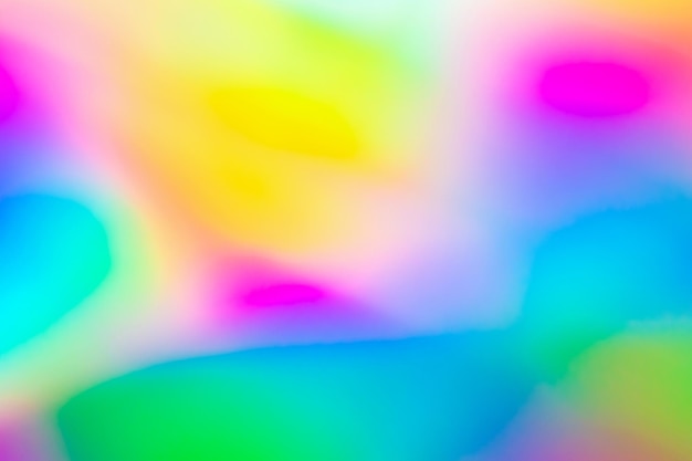 Abstrakcyjne rozmycie holograficzne tęczowe folie kolorowate tło