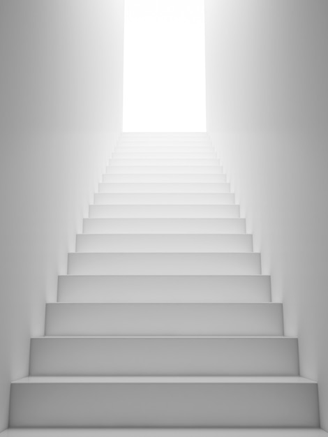 Abstrakcyjne schody we wnętrzu