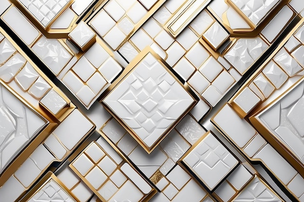 Abstrakcyjne tło białe złoto plakat piękno z VIP luksusowe dynamiczne płytki projektu