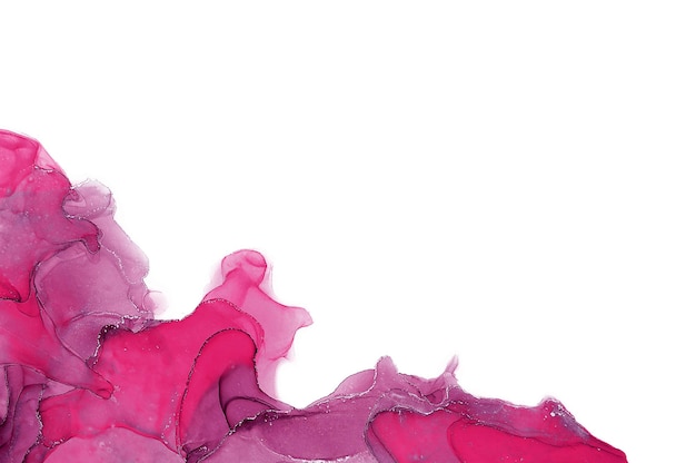 Abstrakcyjne tło do malowania płynnym tuszem w fioletowych kolorach