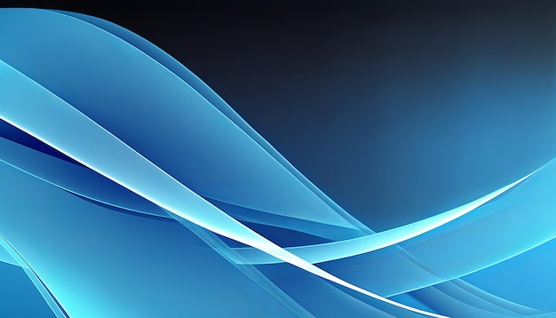 Abstrakcyjne tło faluje kolor niebieski UI UX Design